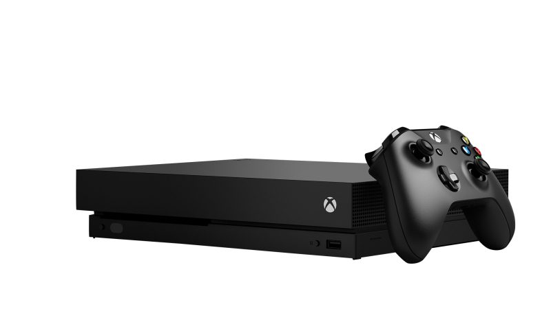 microsoft xbox one x noir